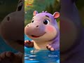 La canción del hipopótamo - Little Hippo’s Fun Day | Nursery Rhymes for Kids | Galatta Kids| Shorts