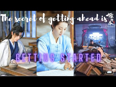 The secret of getting ahead is GETTING STARTED | Study motivation  historical drama (kdrama+cdrama)