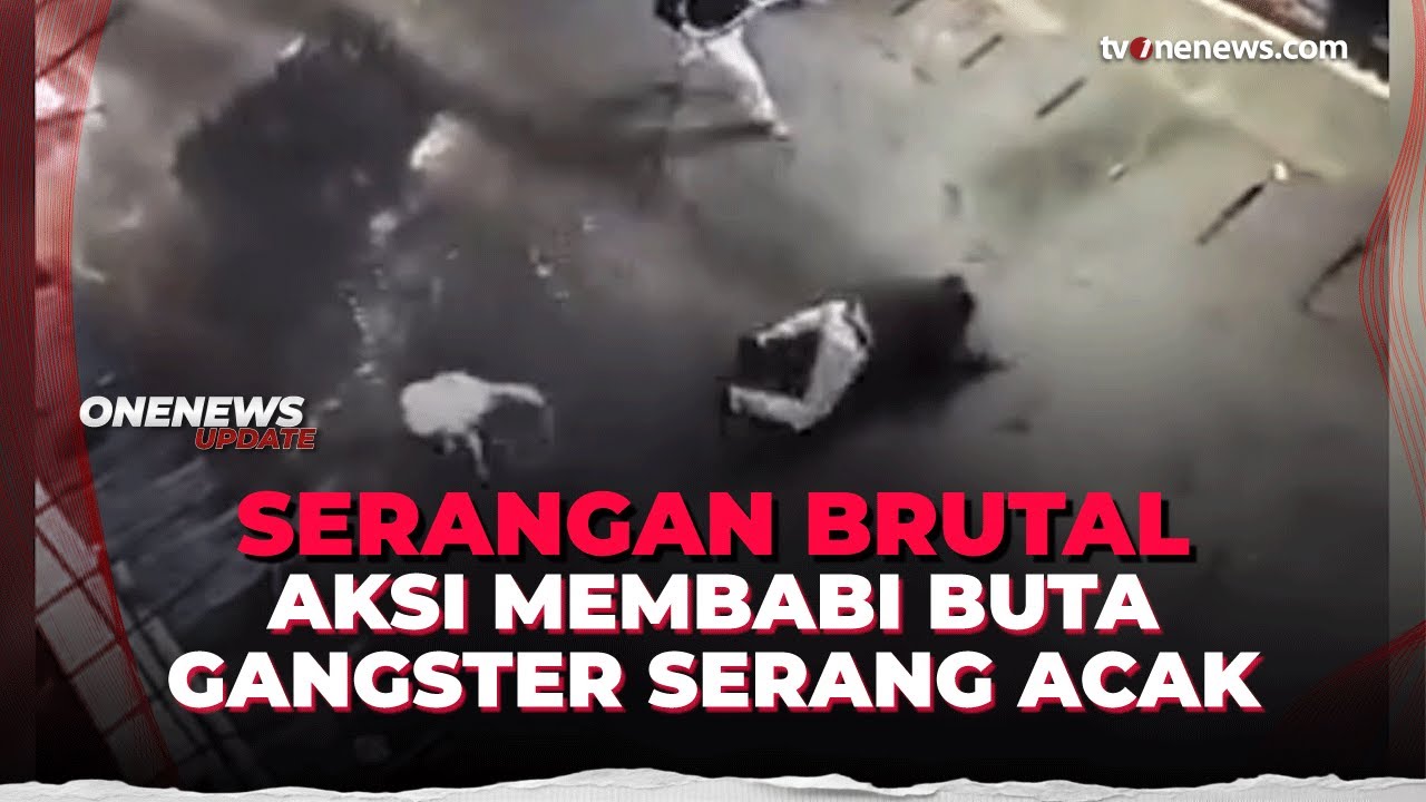 Detik-detik Gangster Mengamuk di Tamansari, Lima Warga Kena Bacok | OneNews Update