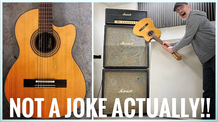 A Nylon Acoustic Gibson through a Cranked Marshall...