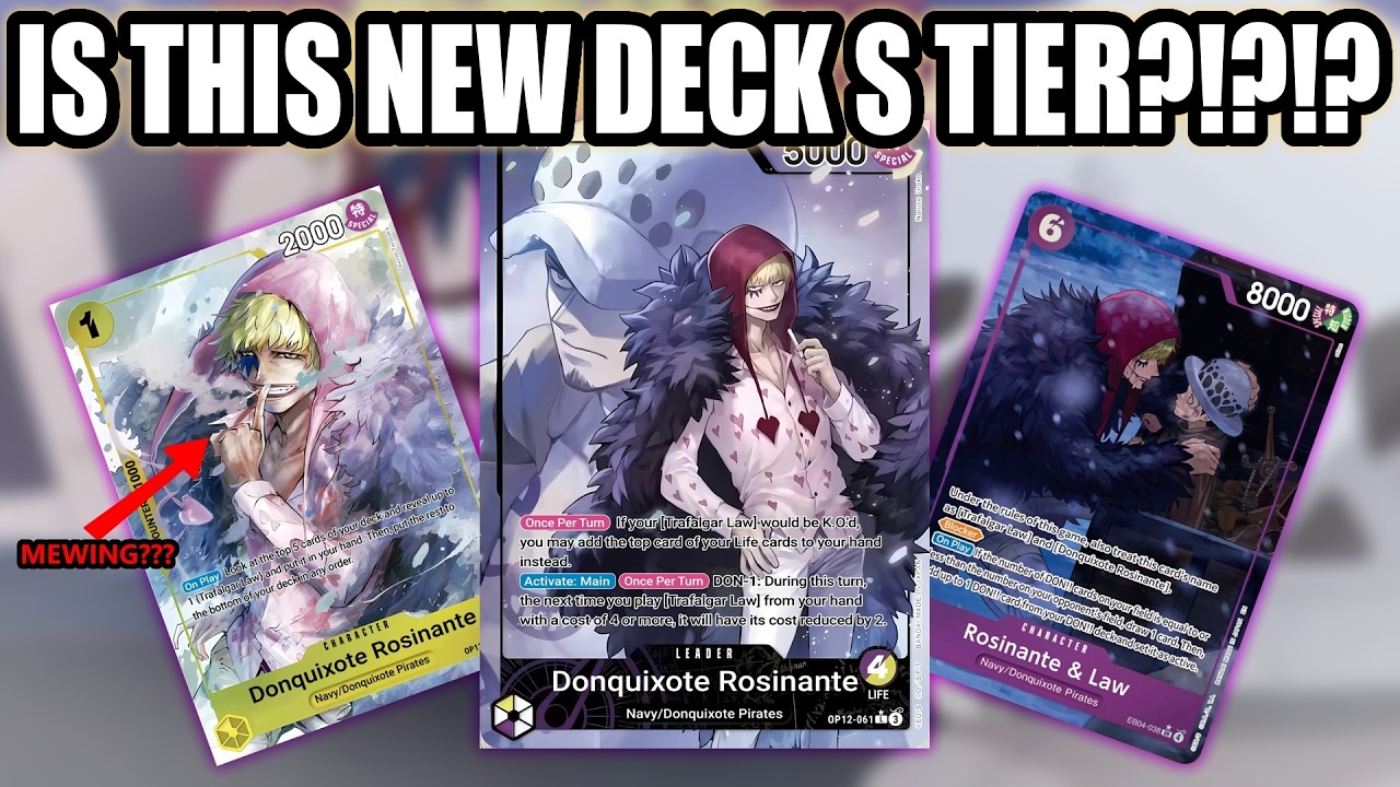 PY ROSINANTE HAS AN AMAZING NEW DECKLIST!!!! | OP12 Rosinante Deck Highlight