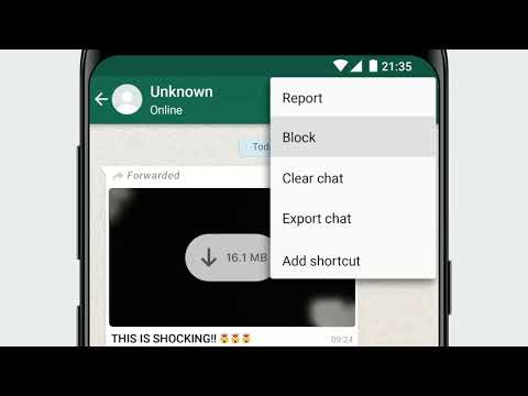 Hoe een contact op WhatsApp te blokkeren