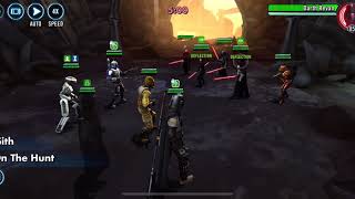 Bounty Hunters beat Darth Revan swgoh