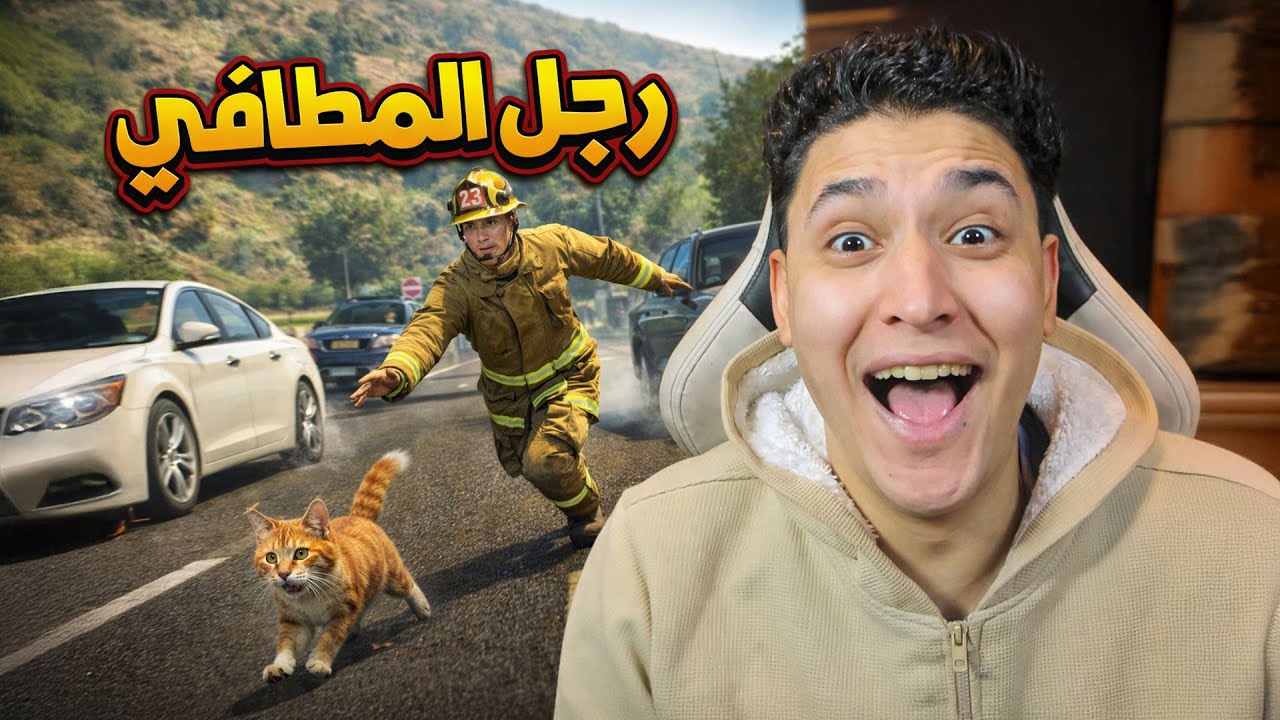اشتغلت رجل مطافى لمدة يوم كامل 😱 !! قراند 5