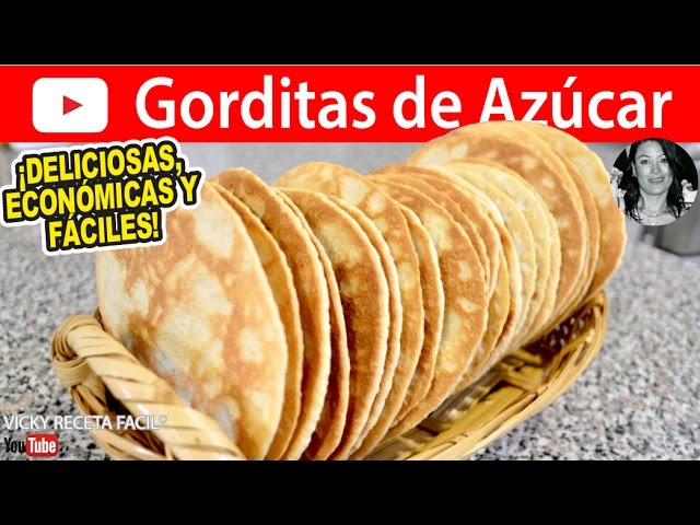 GORDITAS DE AZUCAR | #VickyRecetaFacil - YouTube