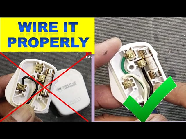 426] How to Wire a Power Connector /Plug Using US AC Wire Color Code  Standard for Single Phase 