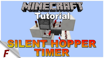 ✅ Minecraft 1.18 Silent Adjustable Hopper Timer Clock Tutorial How To Video