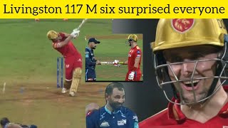 liam Livingstone hits 117 m longest six in ipl 2022 surprised everyone #liamlivingstone #117msixipl