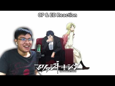 THIS ANIME SURPRISED ME! BEST OPENING THIS SEASON?! | Marriagetoxin OP & ED REACTION