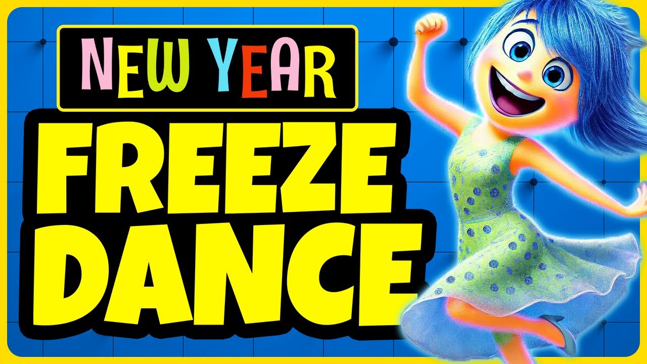 New Year Freeze Dance 🎉 Brain Break for Kids 🎉 Just Dance 🎉 PLINKO ...