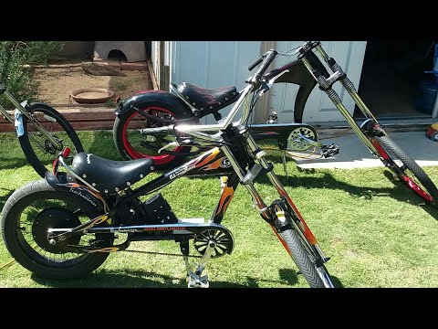 Electric Chopper bicycle. diy Ebike kit 60mph! Chopper Bike 
