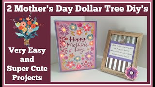 2 Mothers Day Dollar Tree Diys Very Easy