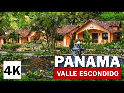 [4K] 🇵🇦 Gated communities in Boquete, Panama. Valle Escondido.