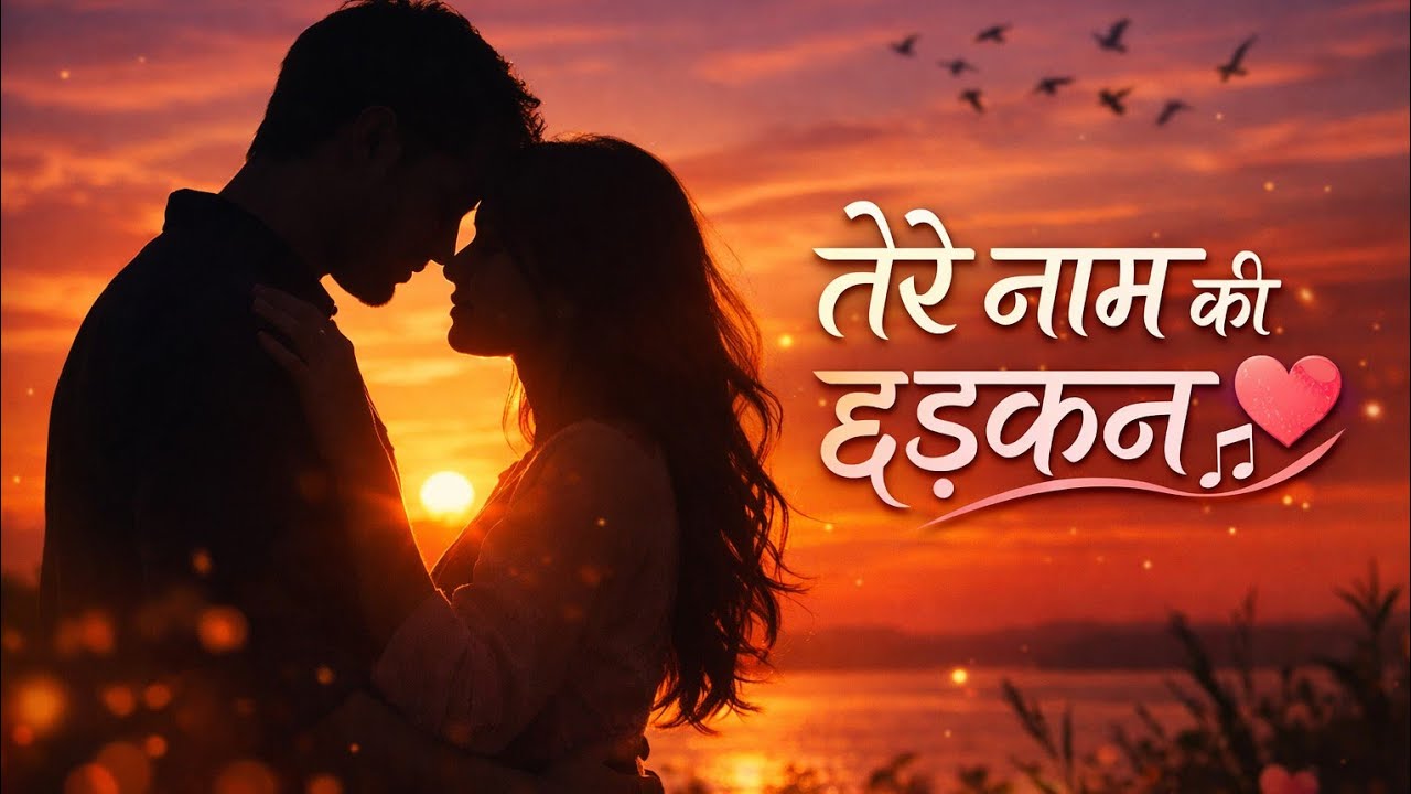 तेरे नाम की धड़कन ❤️ | Romantic Hindi Love Song | Heart Touching Lyrics | New Love Song