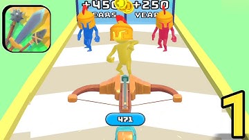 Weapon Evolution - Gameplay All Max Levels (Android,iOS) Lvls 1-19 Walkthrough Part 1