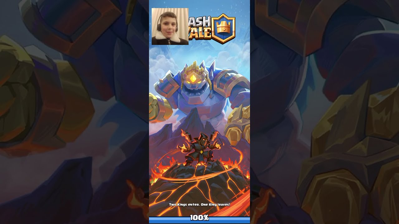   I am playing the most epic 2v2 clash royale games with my brother. 