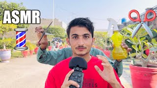 Asmr Real Barbershop Haircut Outdoor