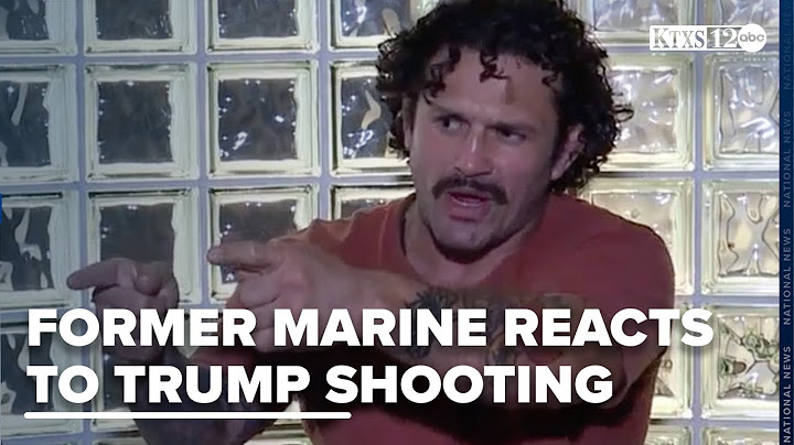 Former Marine Snipers Critical of Response to Trump Shooting