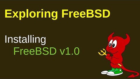 Exploring FreeBSD: Installing the very first official release version 1.0