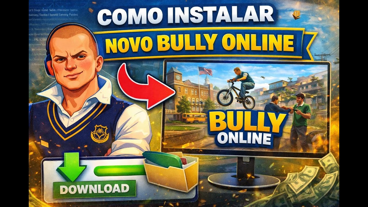 NOVO BULLY ONLINE: TUTORIAL COMO BAIXAR