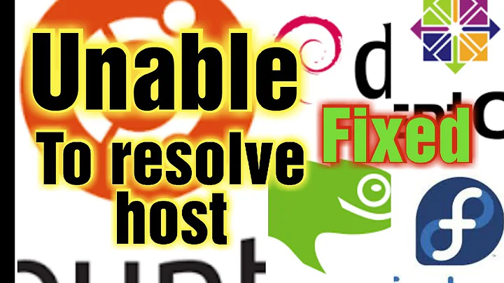 How to fix "sudo:unable to resolve host"