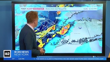 First Alert Weather: Flash flood warnings in NYC as heavy rain moves through