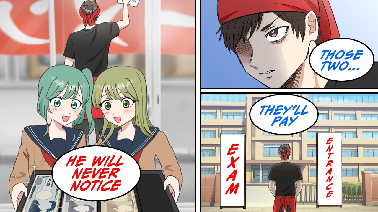 Two high school girls stole my the money from my restaurant so I... [Manga Dub]