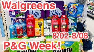 Walgreens Haul || 8/02-8/08 || Stock Up Week on P&G || P&G Week || Rolling WC to Get RR & Pay Low ..