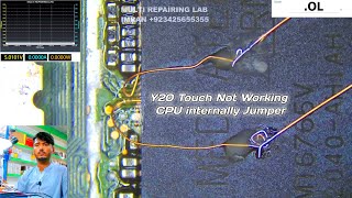 Vivo Y20 Touch Not Working CPU internally Jumper By MULTI REPAIRING LAB