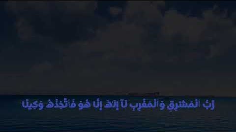 مختارات من تلاوة ابو بكر الشبراوي /سورة المزمل