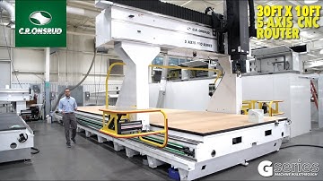 5-axis G-Series CNC Router | Built for the Boatbuilding, Aerospace, and Automotive (RV) industries.