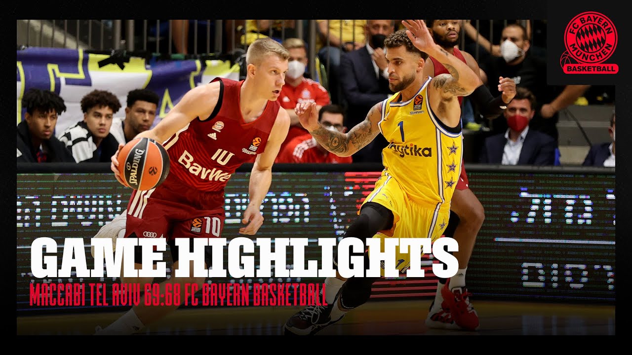 Bayern Highlights | Maccabi Tel Aviv vs. FC Bayern Basketball 69:68 | EuroLeague