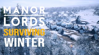 SURVIVING THE 1ST WINTER! Manor Lords - Early Access Gameplay - Restoring The Peace - Leondis #3