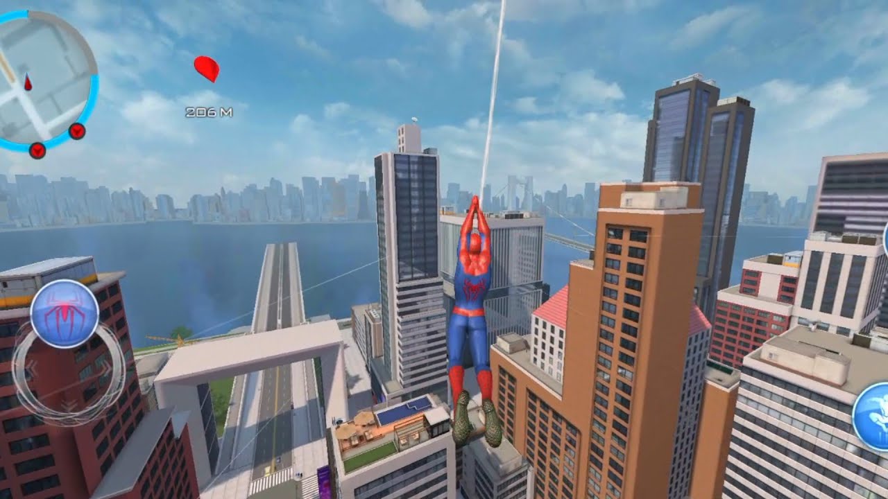 The Amazing Spider-Man 2 Gameplay exploring the city experience yourself #gaming #gameplay