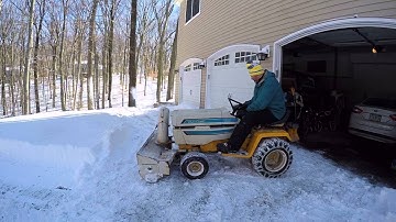 My Cub Cadet 1650 with snowblower