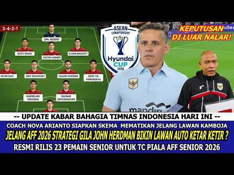 🔥TIMNAS CALLING❗CORET 10 PEMAIN INTI, INILAH DAFTAR 23 PEMAIN TIMNAS INDONESIA DI PIALA AFF 2026 |