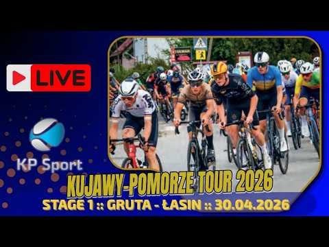 🚴🔴 Kujawy-Pomorze Tour 2026 | Stage 1: Gruta - Łasin | #cycling #kolarstwo
