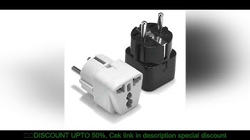 KR Plug Adapter Multifunction Universal AU UK US To EU Electrical Socket Type E/F France Spain Plug