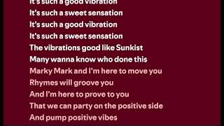 Marky Mark Good Vibrations Lyrics