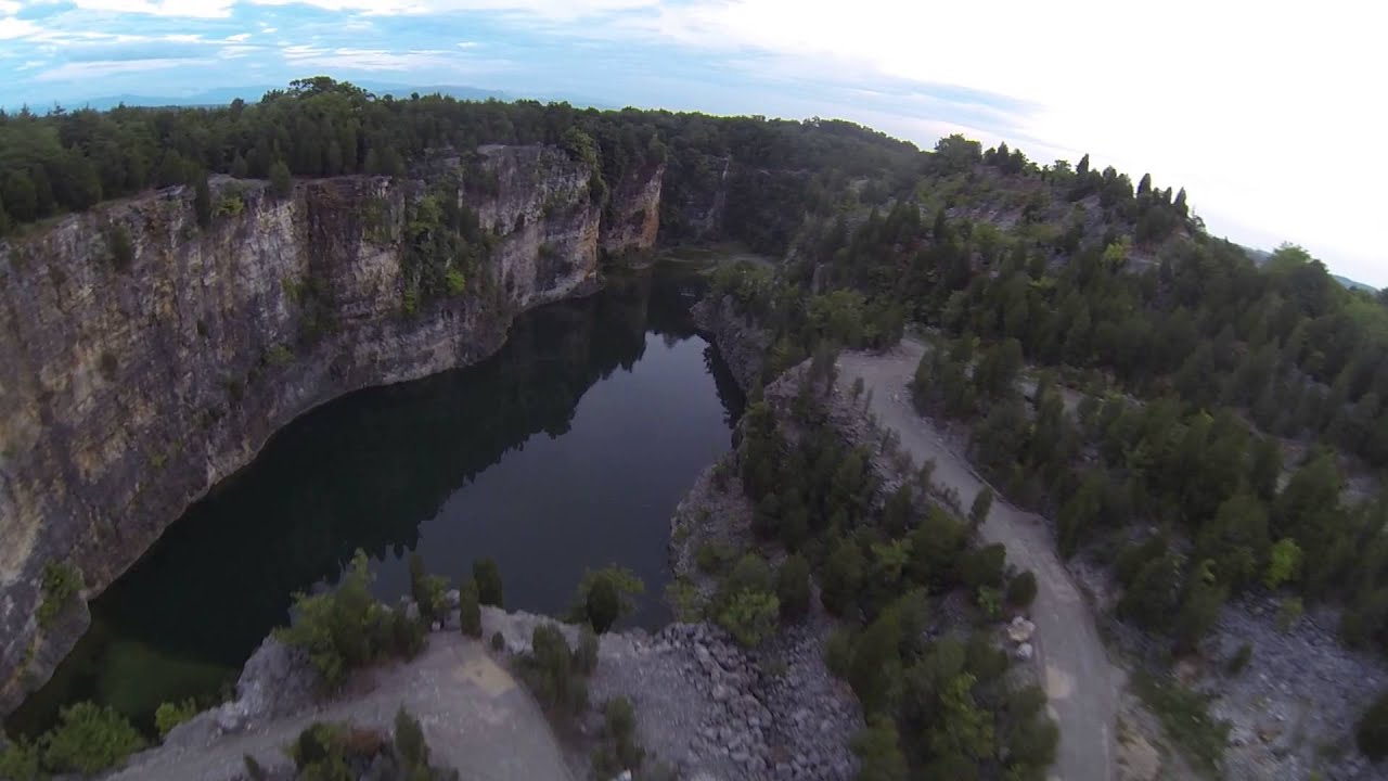 Unedited rock quarry fpv video TN YouTube