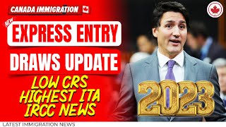 GOOD Express Entry Draw : Low CRS, Highest ITA - Latest New PNP Draws Updates | Canada Immigration