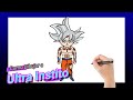 Como Dibujar a Ultra Instito I How to Draw Ultra Instic I Dragon Ball Z