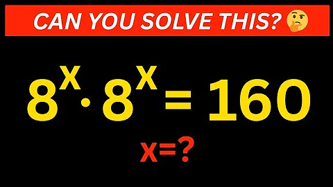 Math Olympiad Problem | A Nice Exponential Problem | Can You Solve This???