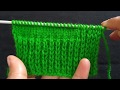 BORDER DESIGN KNITTING / बार्डर की बुनाई