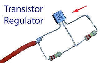 Make a Transistor Voltage Regulator, Simple Electronic Project
