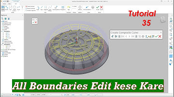 Powermill 2021 Boundary in edit  | delcam powermill Boundary edit tutorials in Hindi