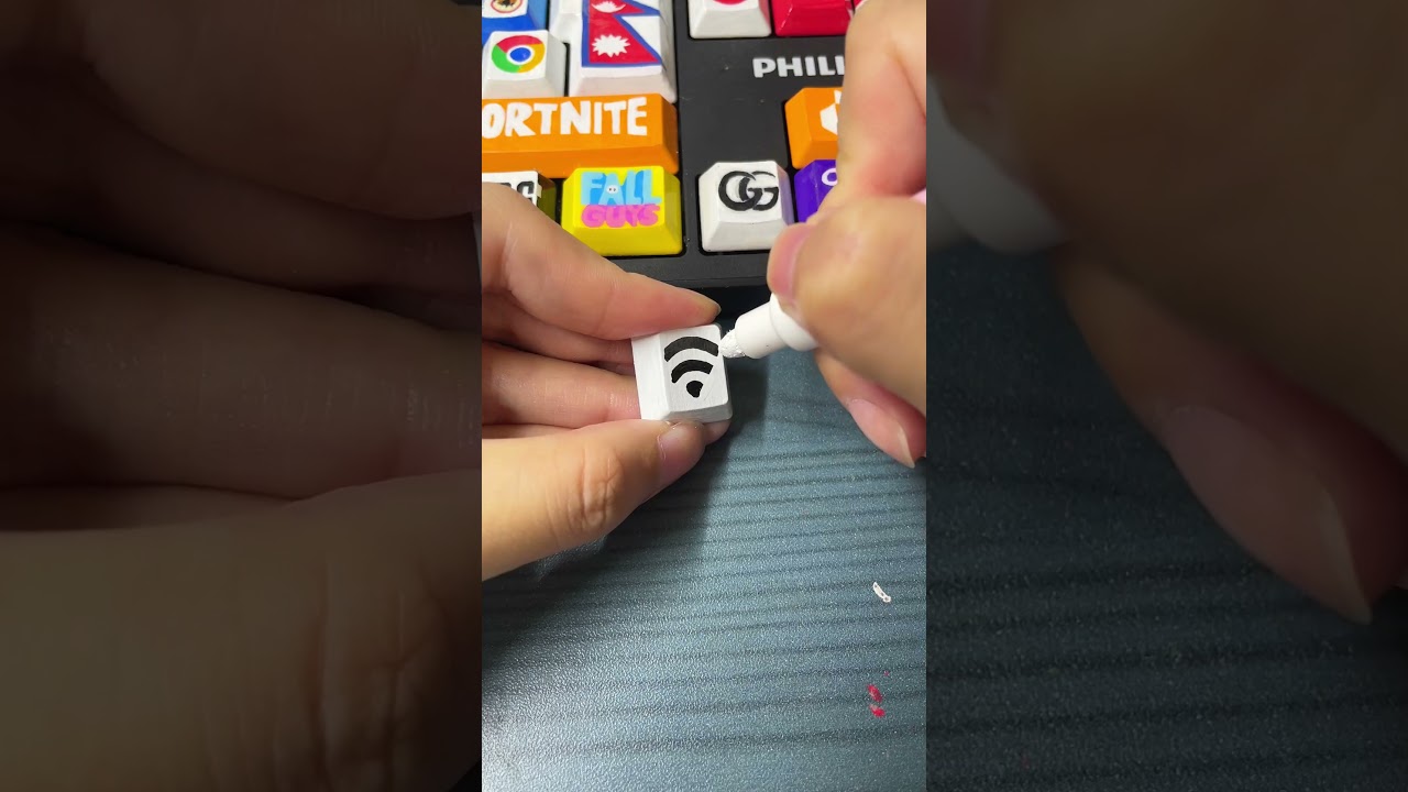 Drawing WiFi on the keyboard 