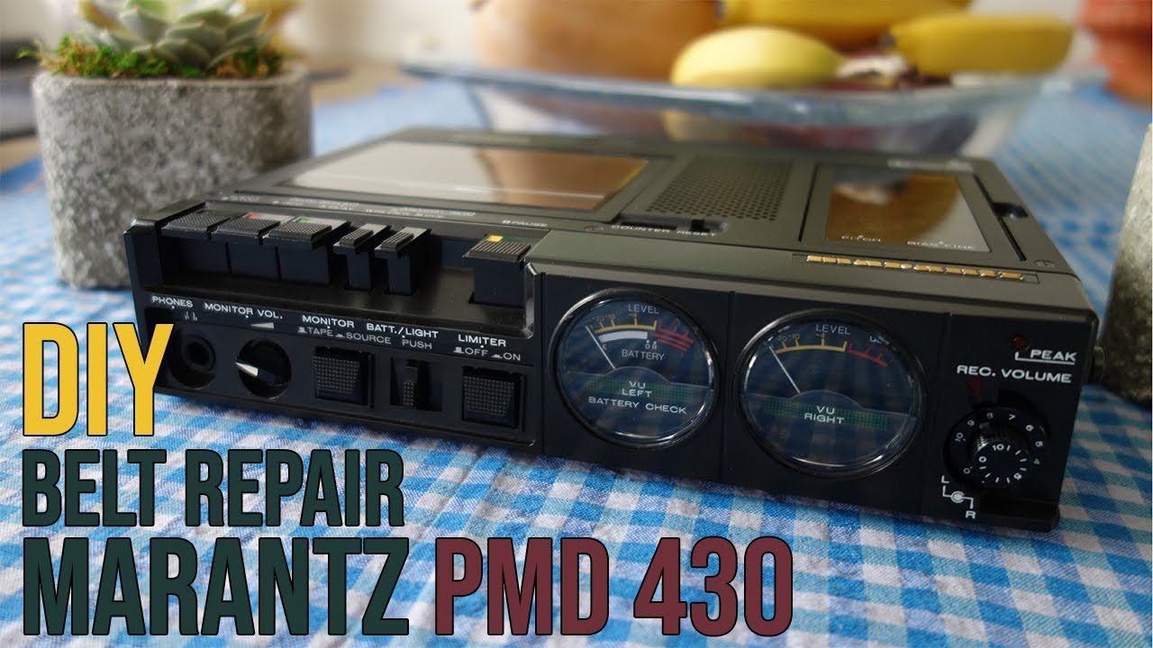 Самостоятельная замена ремня Marantz PMD 430