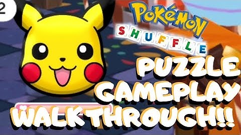 Pokemon Shuffle - Cute Android  Ios Puzzle Gameplay Walkthrough #4!