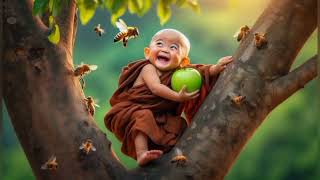 baby monk so cute # cute baby monk by jyoti badiger 51 views 1 month ago 3 minutes, 14 seconds